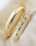 High Shine Danish Vintage Bangle 14K Gold