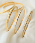 Wide Textured Bangle left!!! Perfect Vintage Bangles 18-21K Gold 1937-1970