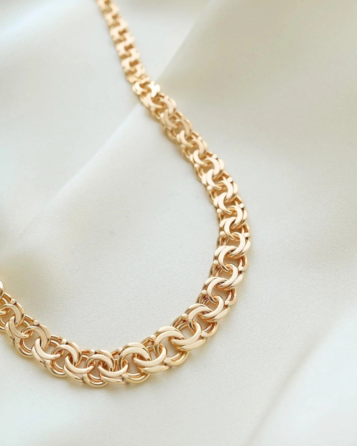 Magical Bismarck Necklace by Holger Holden 1969 18K Gold