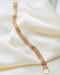 Special Buttery Fox Tail Link Bracelet 18K Gold 1959