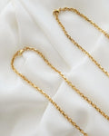 Magical 23.75 Inches Vintage Anchor Link Chain 14K Gold Denmark