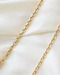 Ultra Long Danish Vintage Anchor Chain 14K Gold