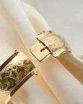 Engraved Dream Bangle 18K Gold 26.7 Grams 1948
