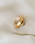 Antique Serpent Ring Old Cut Diamonds 18K Gold 1800s