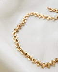 Special Swedish Antique Art Deco Watch Chain 18K Gold 1920s