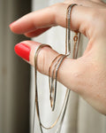 Free shipping! Vintage Box Chain 18K Rose Gold