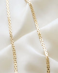 Versatile Vintage Baby Brick Link Necklace 14K Gold