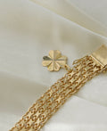 Glowing Swedish X Link Bracelet 18K Gold 1962
