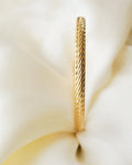 High Carat Glimmer Bangle 21K Gold 1970