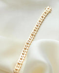Special Release! (Number 7) Unique Variation Geneva Link Bracelet 14K Gold 1960