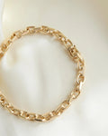 Heavy Delicious Danish Vintage Bracelet 14K Gold