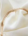 Gorg Rare Lenght Danish Vintage Geneva Link Necklace 14K Gold