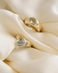 Amazing Vintage Aquamarine Rings 14K Gold