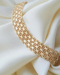 Swedish Vintage Stars Bracelet 18K Solid Gold 1964