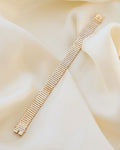 The Perfect Vintage Brick Link Bracelet 14K Gold 1960