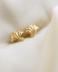 Swedish Vintage She’ll Earrings 18k Gold 1940s