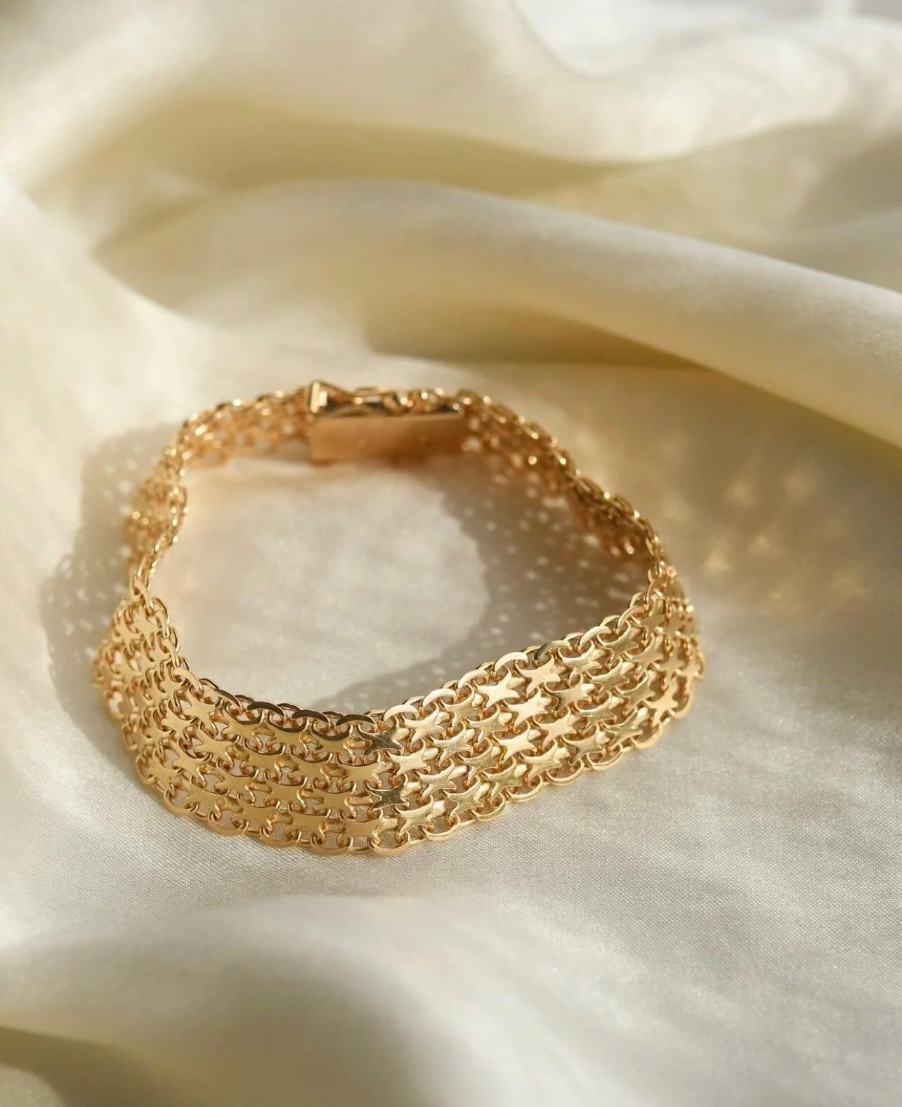 Sublime X link Bracelet 18K Gold 1954