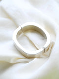 Amazing Architectural Vintage Bangle Sterling Silver Late 1900s