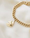 Italian Vintage Charm Bracelet 14K Gold 1960