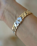 Everyone Will Compliment You Vintage Bracelet w Octagon Links 14K Gold 1960