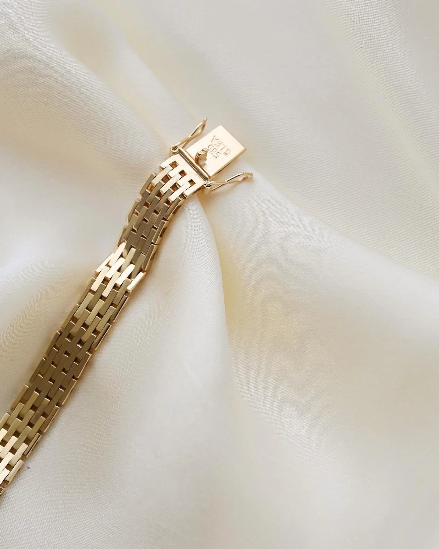 Gorg 36 Grams Danish Vintage Brick Link Necklace