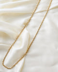 Ultra Long Danish Vintage Anchor Chain 14K Gold