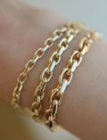 Gorgeous Danish Vintage Bracelets 14K Gold Mid 1900s