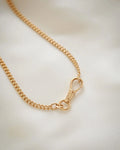 Long Antique 18.4 Inches Swedish Watch Chain 18K Gold