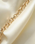 Glowing Heavy Danish Vintage Anchor Chain 14K Gold