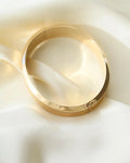 Brilliant Danish Vintage Bangle 14K Gold 1970s