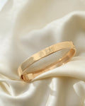 Beautiful Swedish Vintage Bangle 18K Gold 1950