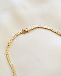 Glowing Gold Baby Brick Necklace Danish Vintage 14K Gold 1970