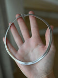 Sleek Vintage Silver Necklace
