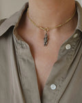Cute Vintage Watch Chain Choker 14K Gold