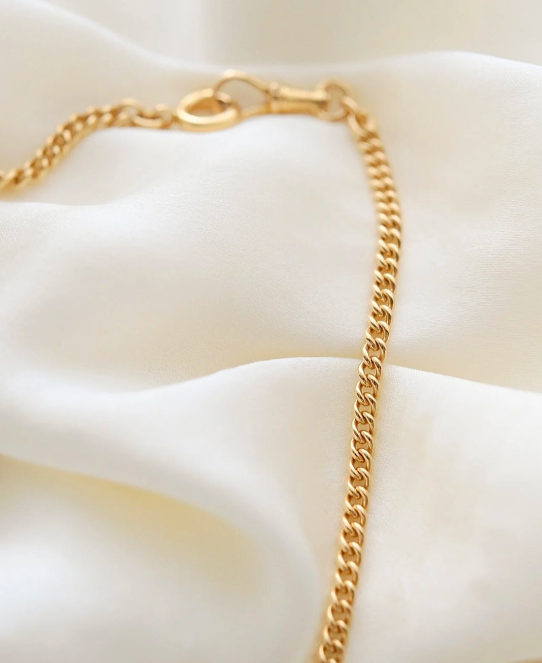 Antique Watch Chain 16.75 Inches 18K Gold 1920s