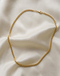 Gorgeous Vintage Wheat Link Chain 14K Gold 1980s