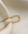 Beautiful Swedish X Link Chain 18K Gold 1960