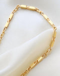 Stunning 16.5 Inches Antique Watch Chain Fancy Link 18K Gold 1910s