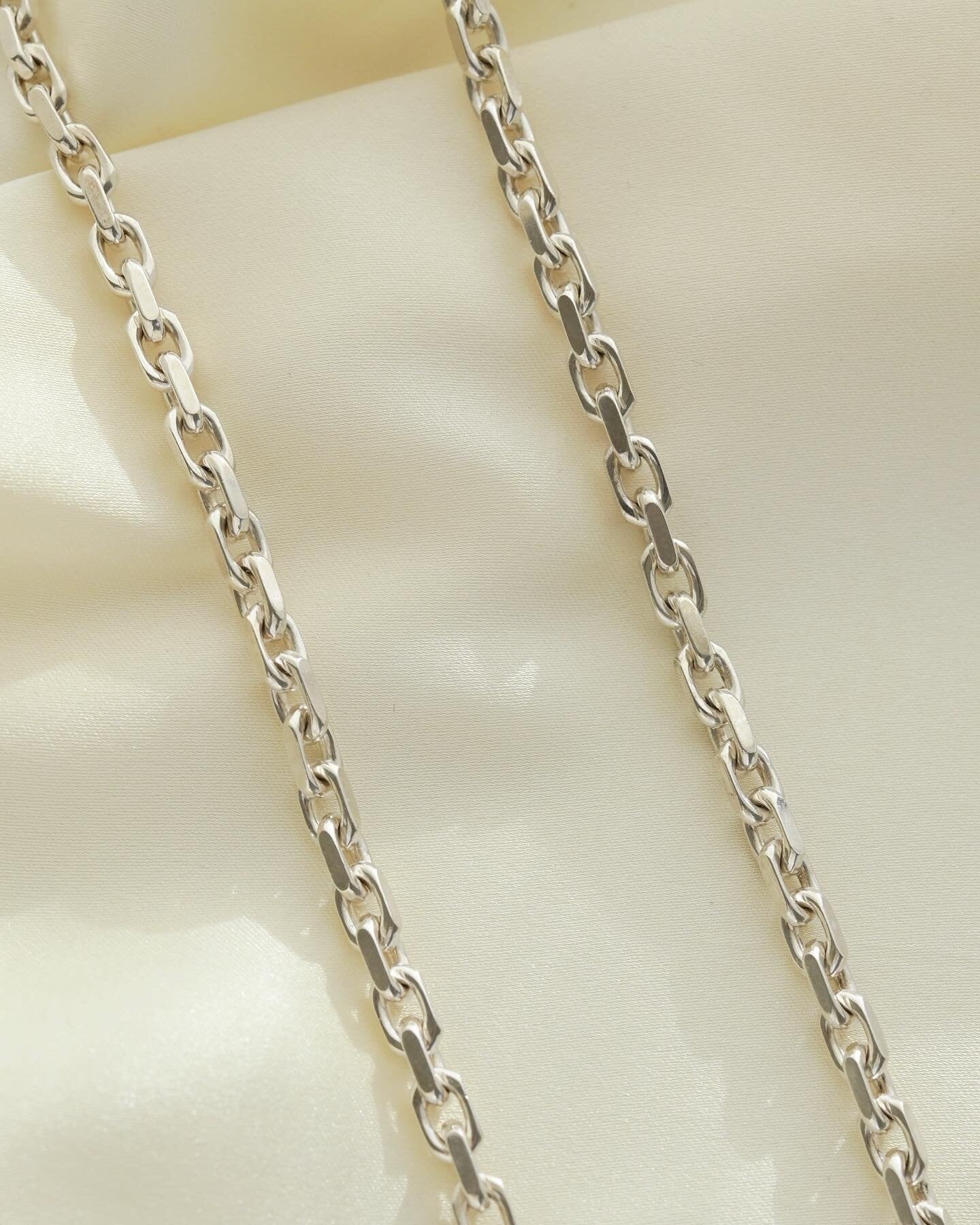 Shipping included! The Best Danish Vintage Silver Anchor Link Chain