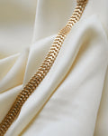 Beautiful Buttery 18K Gold Vintage Foxtail Bracelet