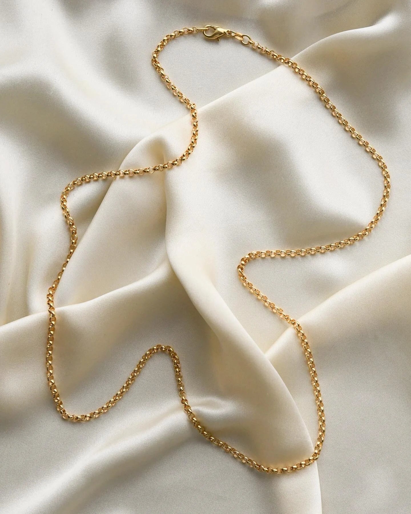 Perfect Vintage Belcher Chain 18K Gold 1970s
