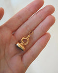 Rare Antique Bloodstone Watch Fob Seal 18K Gold 1910s