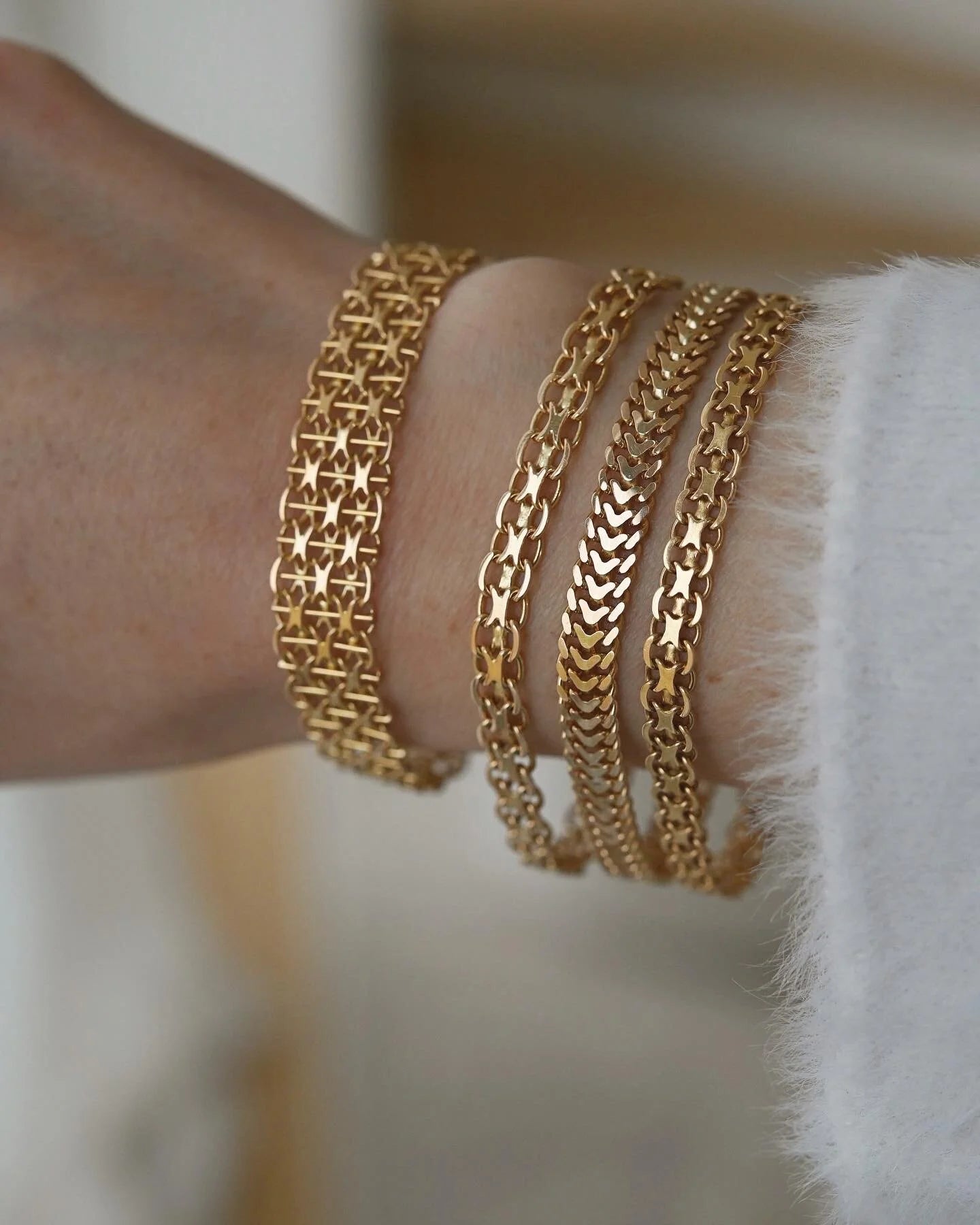 The Best Swedish Mid Century Bracelets 18K Gold 1965-1989