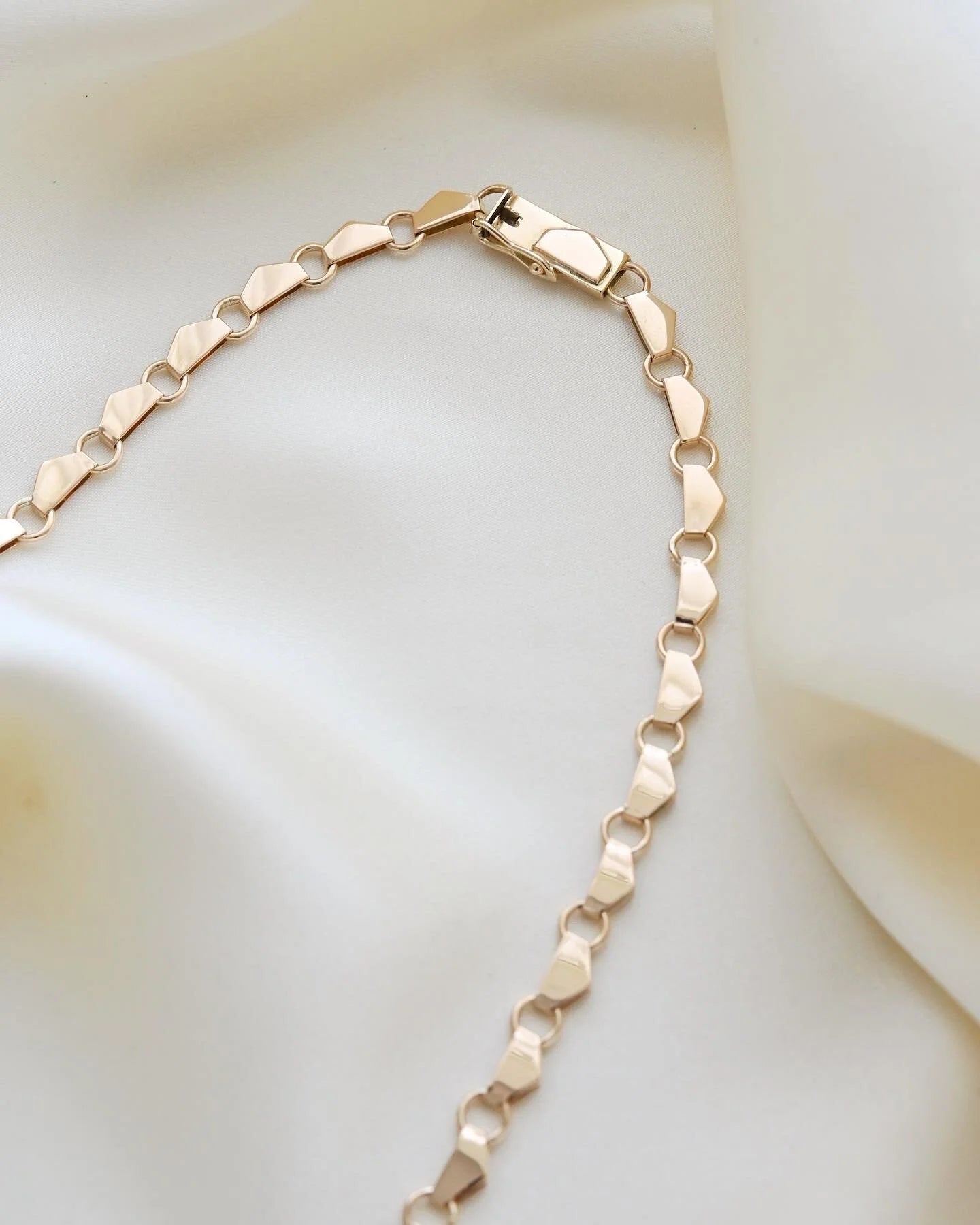 Amazing Mid Century Danish Vintage Necklace 14K 1960s