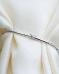 Stunning White Gold Diamond Stacking Bracelet 18K Gold