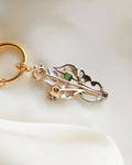 Antique Converted Giardinetti w Diamonds and Paste 14K Gold and Silver