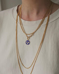 Italian Curb Link Chain 19 Inches 18K Gold