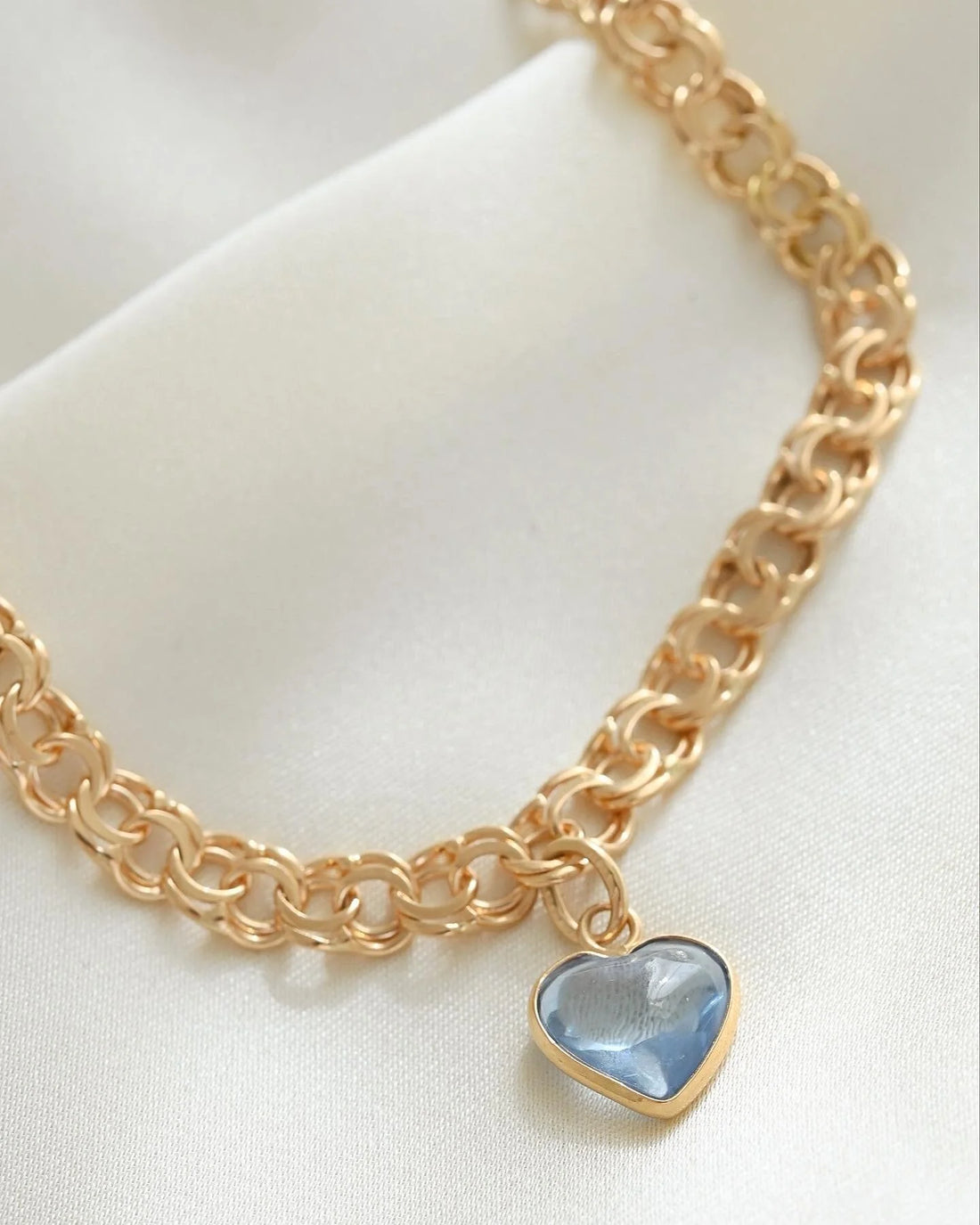 The Blue Collection 18K Gold Bracelet & Rings
