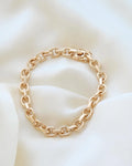 Beautiful Vintage Anchor Link Bracelet 14K Gold