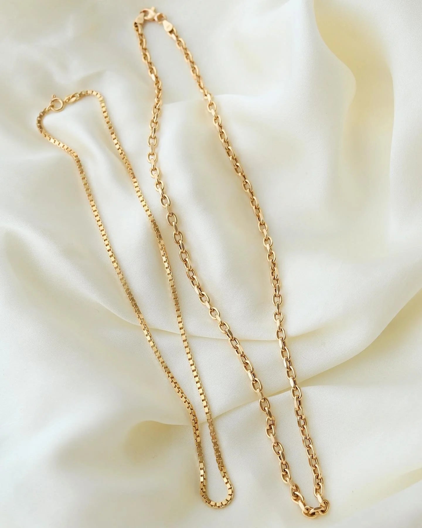 Gorg Super Substantial Box Chain 18K Gold